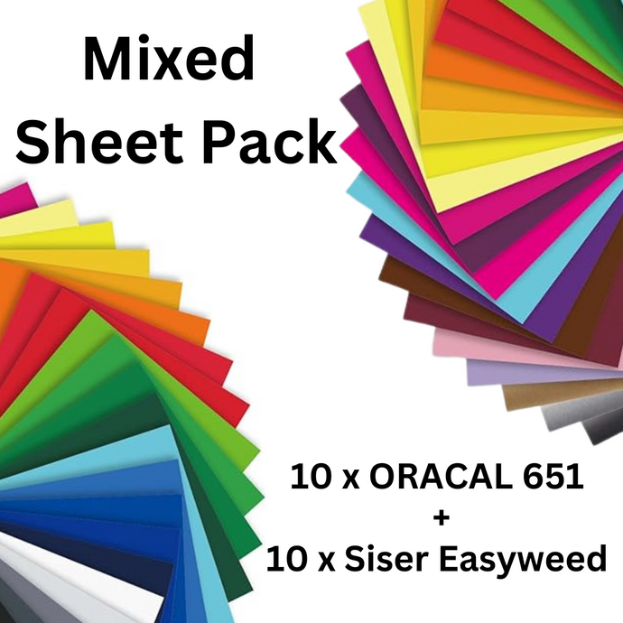 Mixed Sheet Pack (ORACAL 651 & Siser Easyweed)